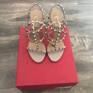 Valentino Rockstud 105mm Caged Leather Sandal FLASH SALE